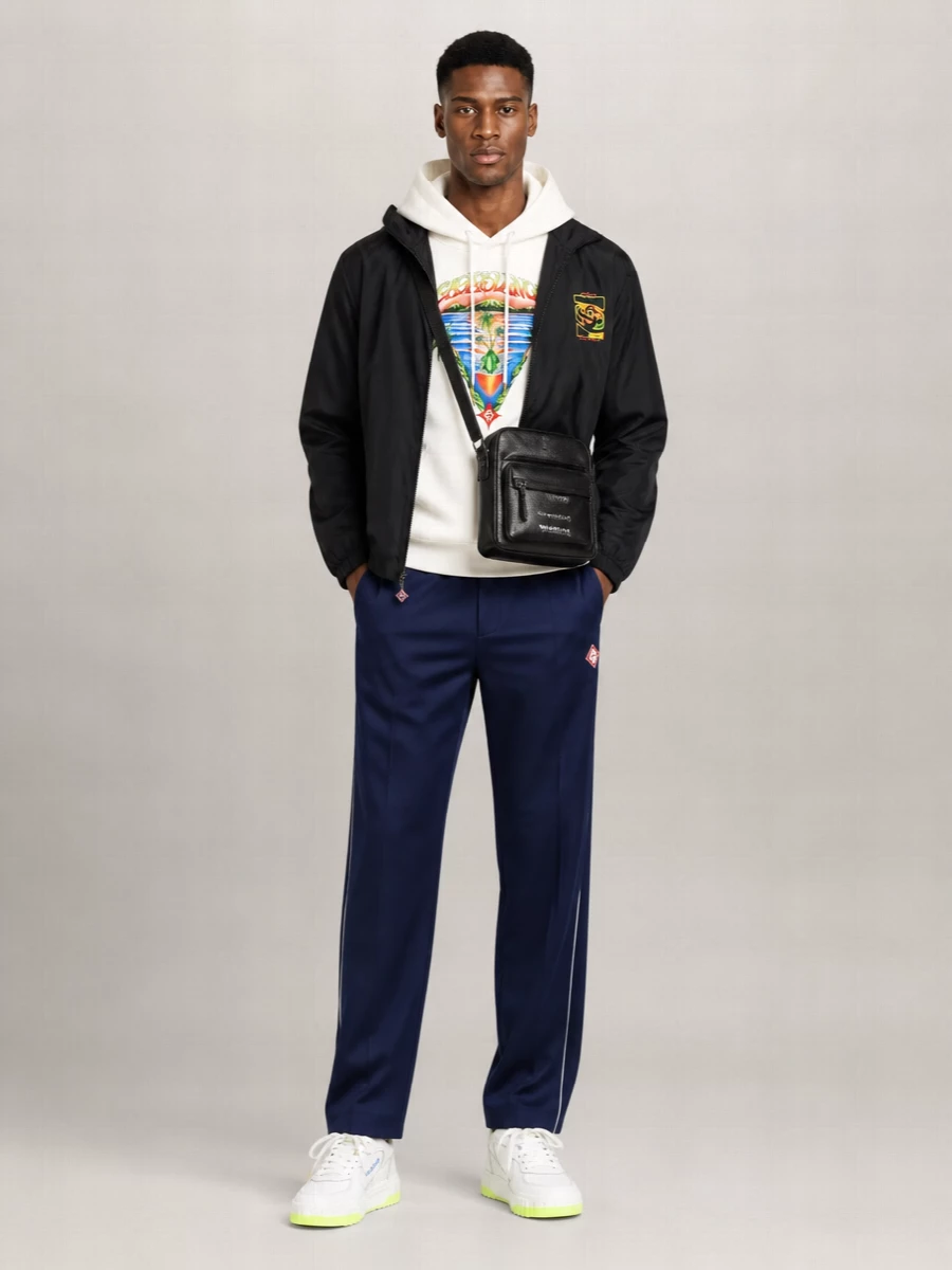 Casablanca Printed Ripstop Hooded Jacket