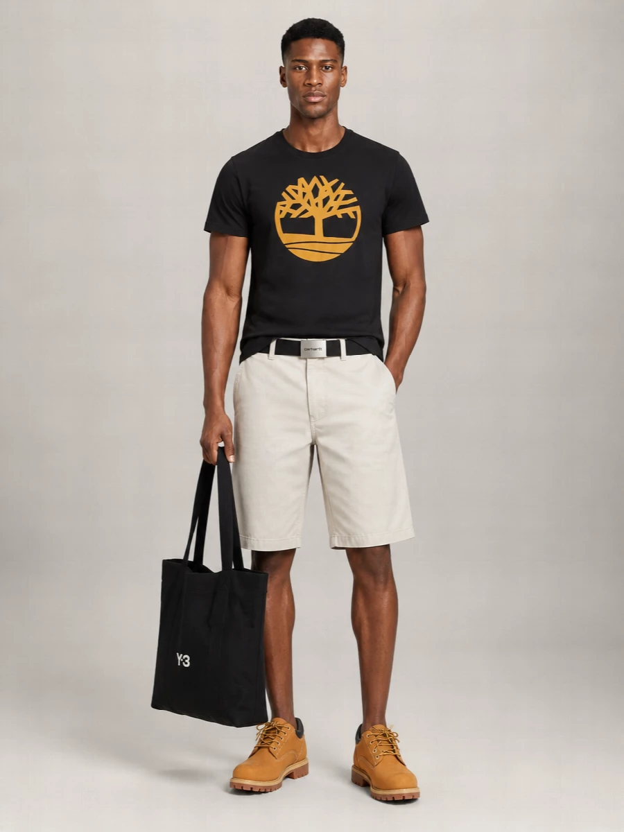 Timberland Cotton Logo-Print T-Shirt