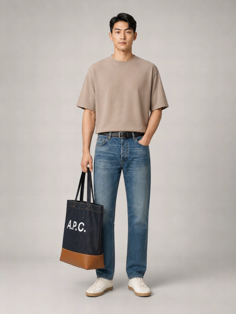 Haikure Denim Straight-Leg Jeans