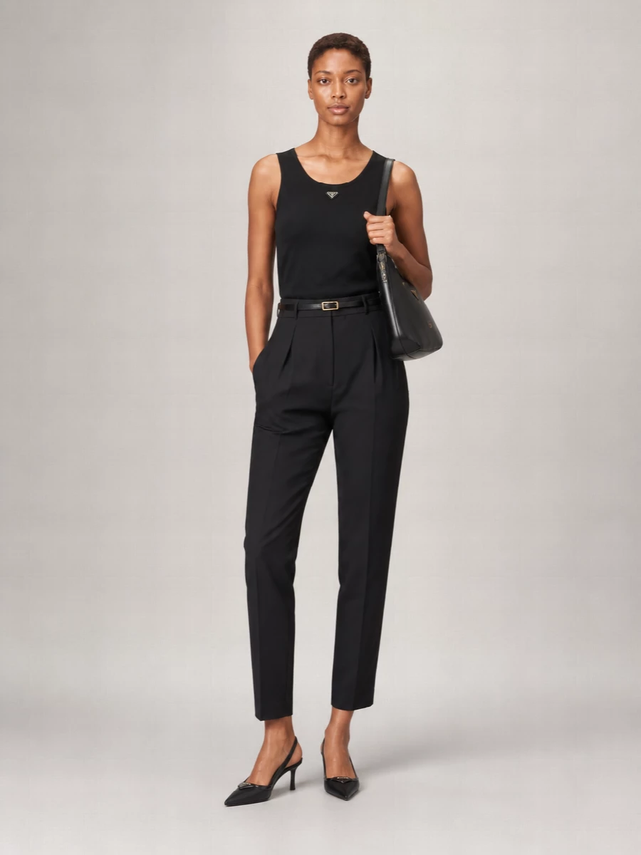 Prada Recycled Polyamide Sleeveless Top