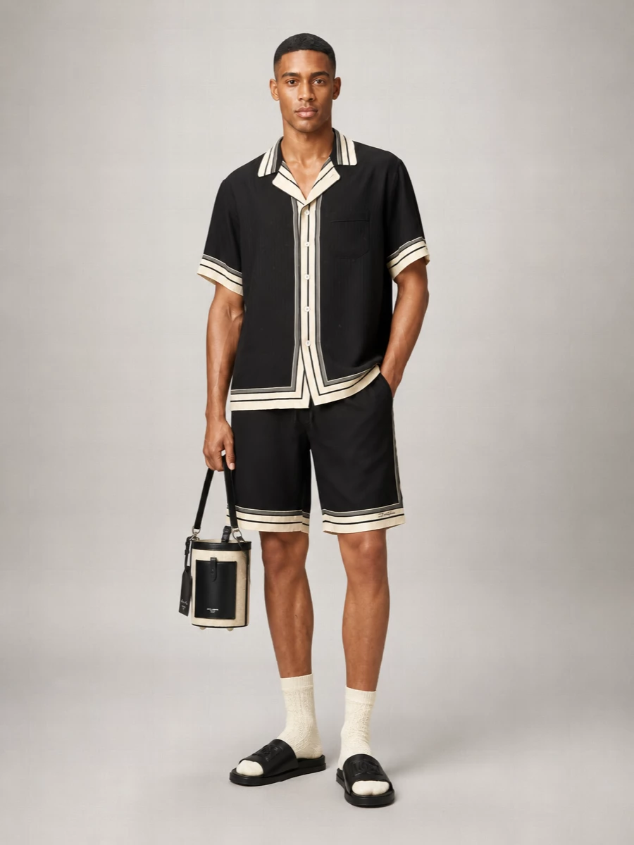 Dolce&Gabbana Canvas And Leather Bucket Bag