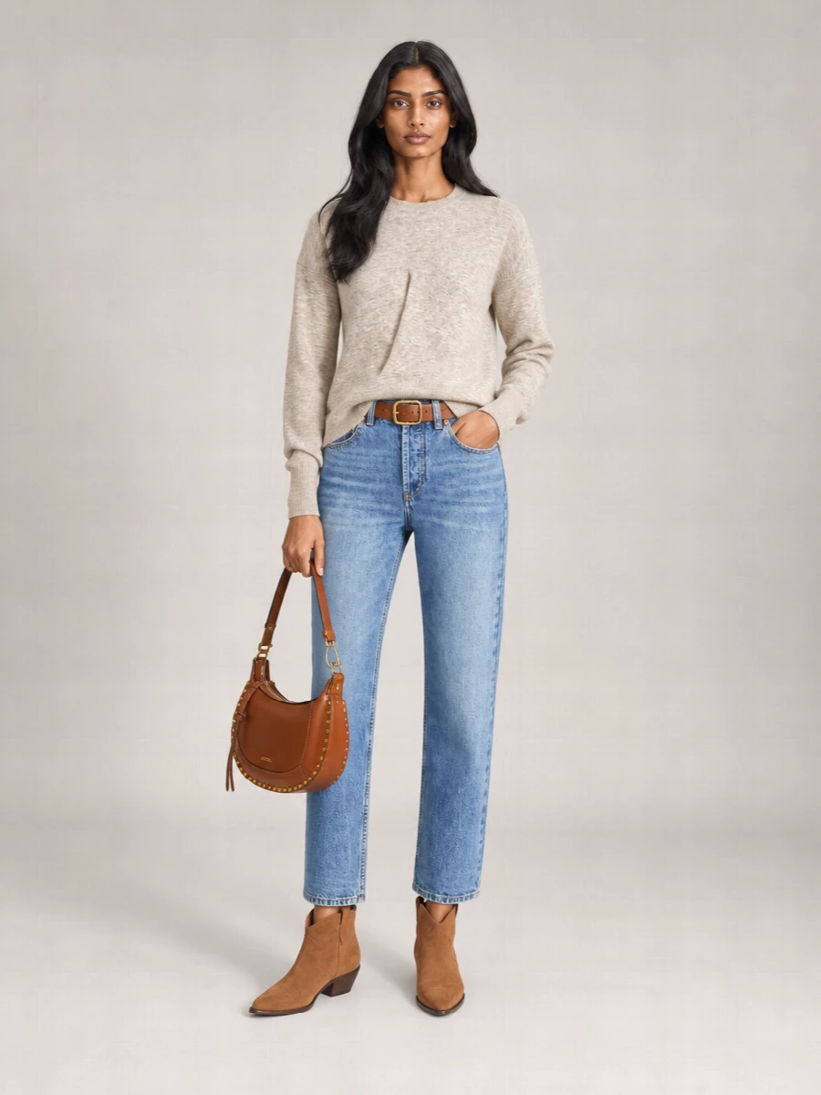 Isabel Marant Suede Leather Cowboy Boots