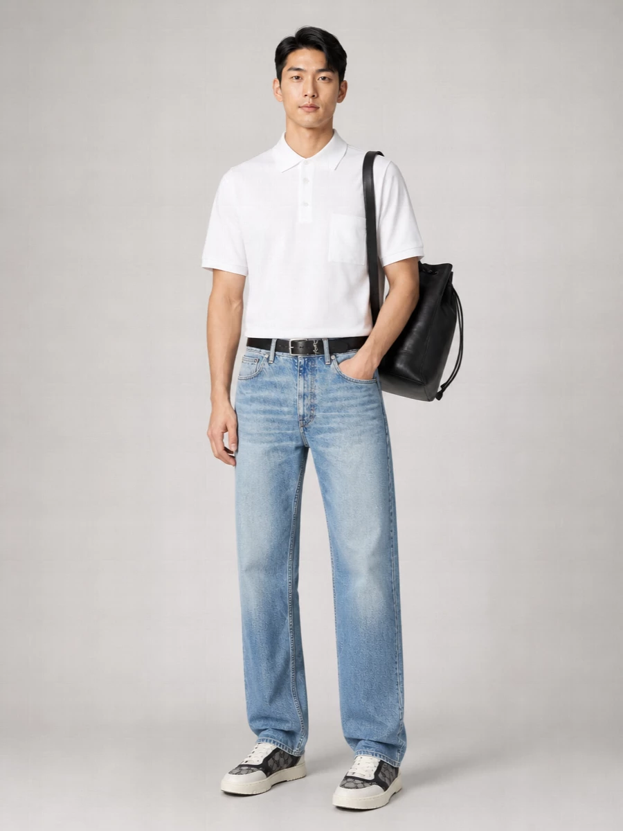 Gucci Leather Paneled Low-Top Sneakers