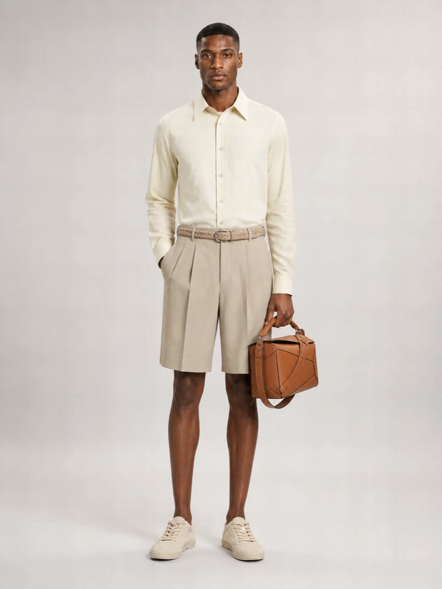 Celine Montauk Cotton Barrel Leg Pants
