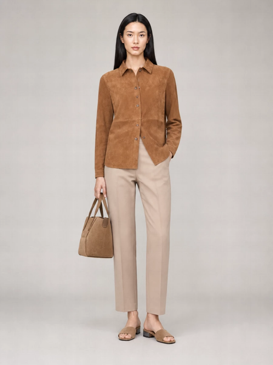 Semicouture Suede Shirt