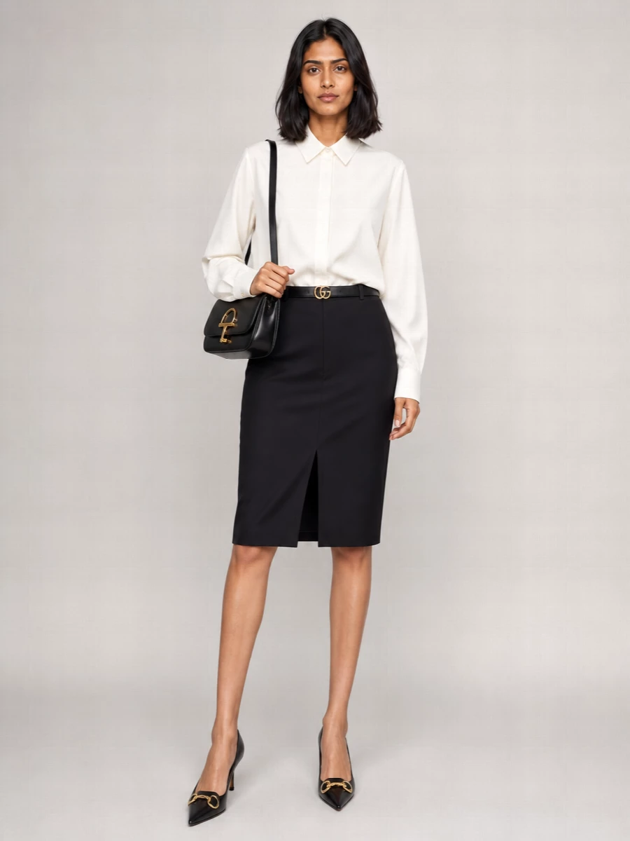 Gucci Silk Skirt