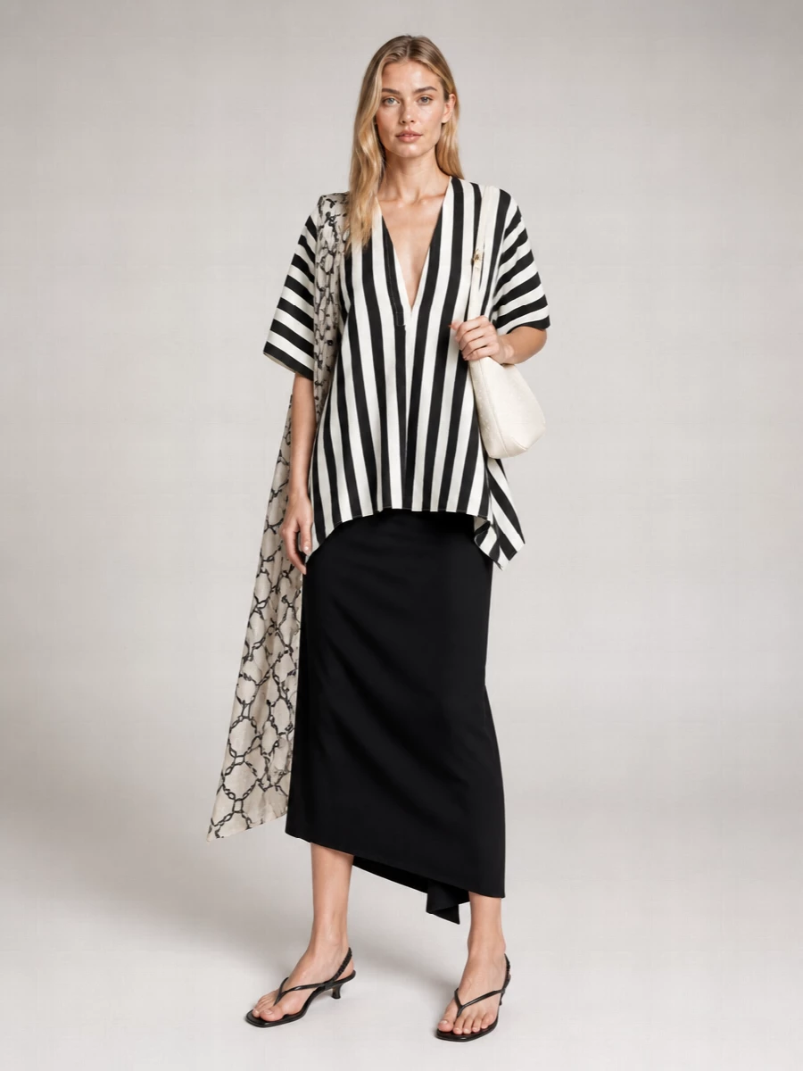 Jacquemus Cotton Silk Tunic Shirt