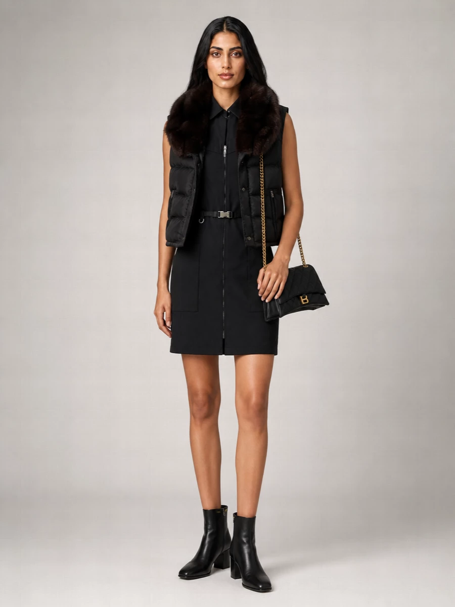 Prada Recycled Polyamide Sleeveless Down Jacket