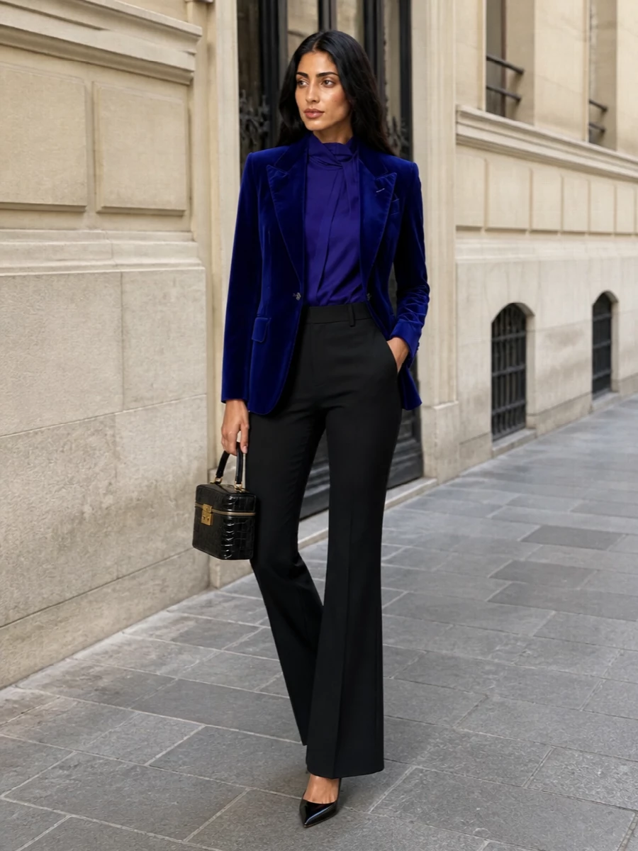 Tom ford velvet blazer tailored evening outfit