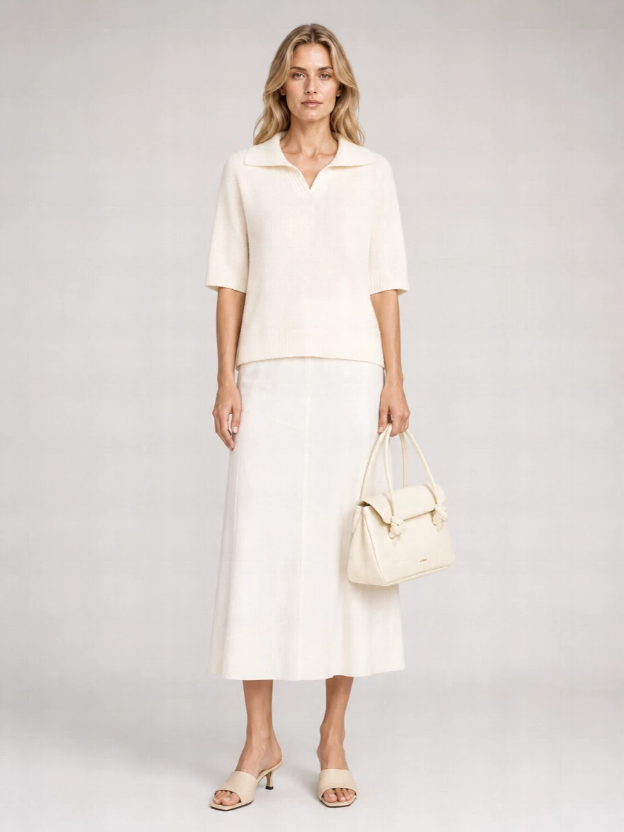 Jil Sander Small Leather Shoulder Bag