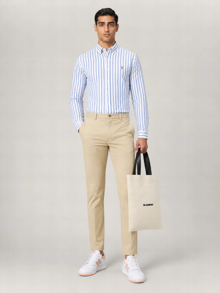 Polo Ralph Lauren Embroidered Stripes Oxford Shirt