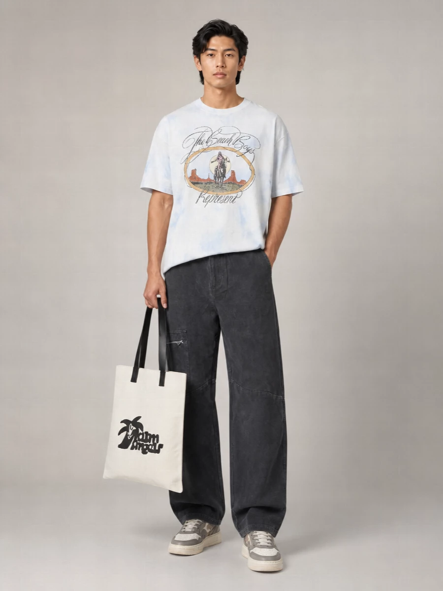 Represent Printed Oversized T-Shirt