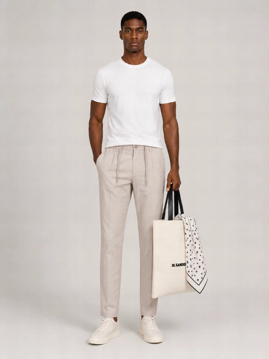 Herno Crew Neck Embroidered T-Shirt
