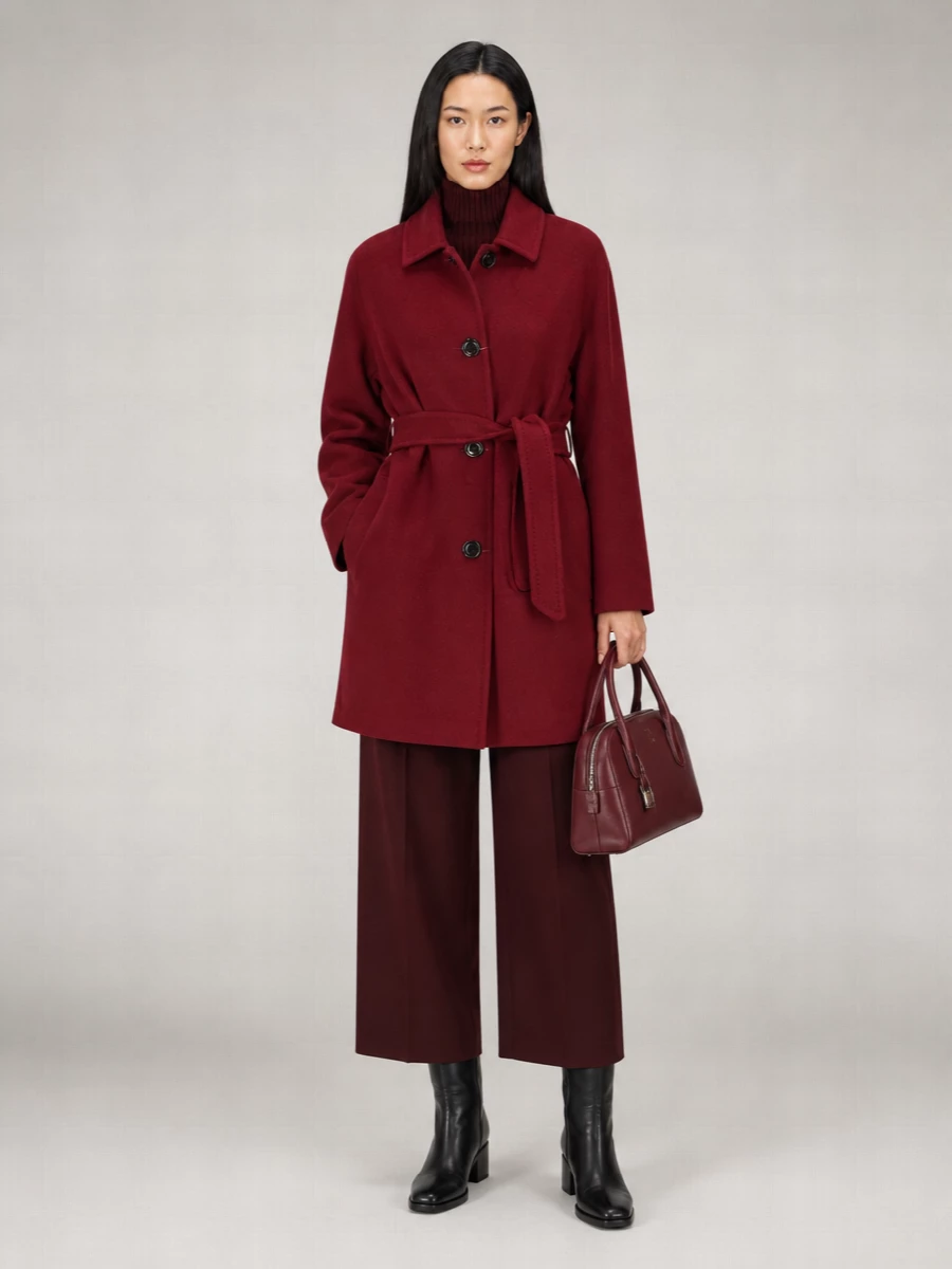 Max Mara Camel Hair Single-Breasted Coat
