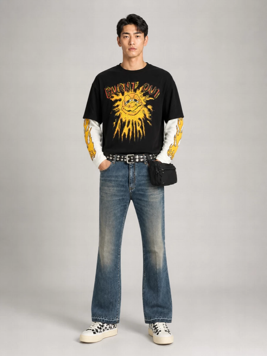 Amiri Denim Flared Jeans