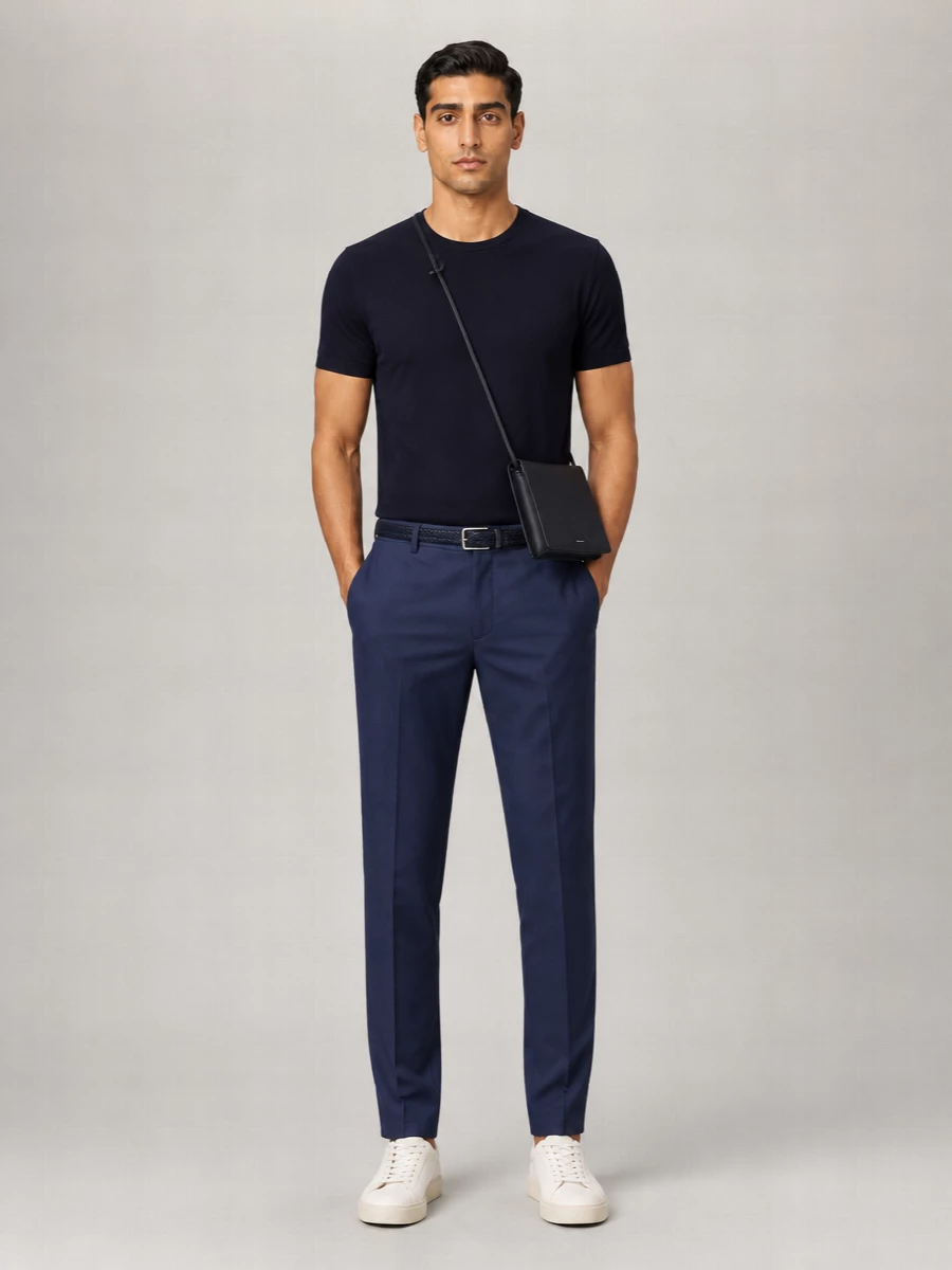 John Smedley Crew Neck Plain Design Short Sleeves