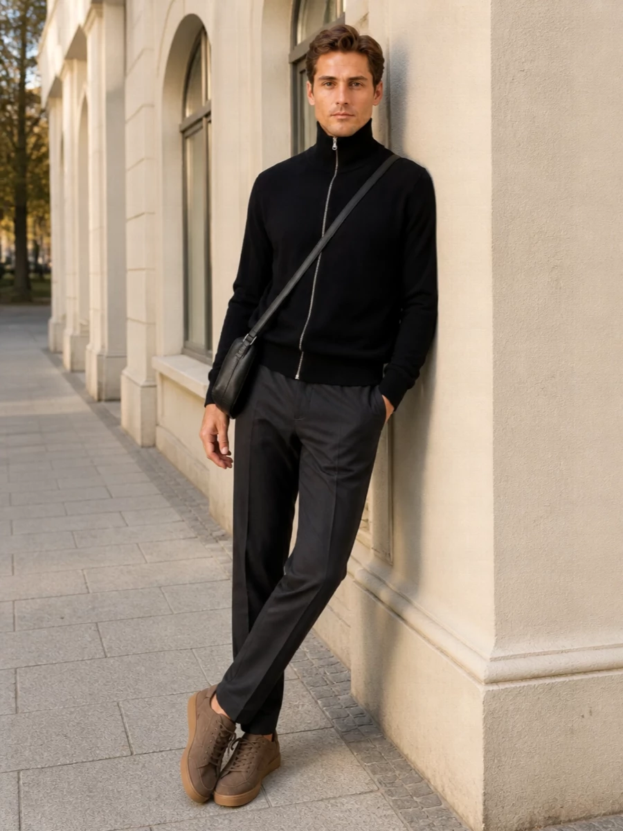 Extreme cashmere zegna winter outfit men