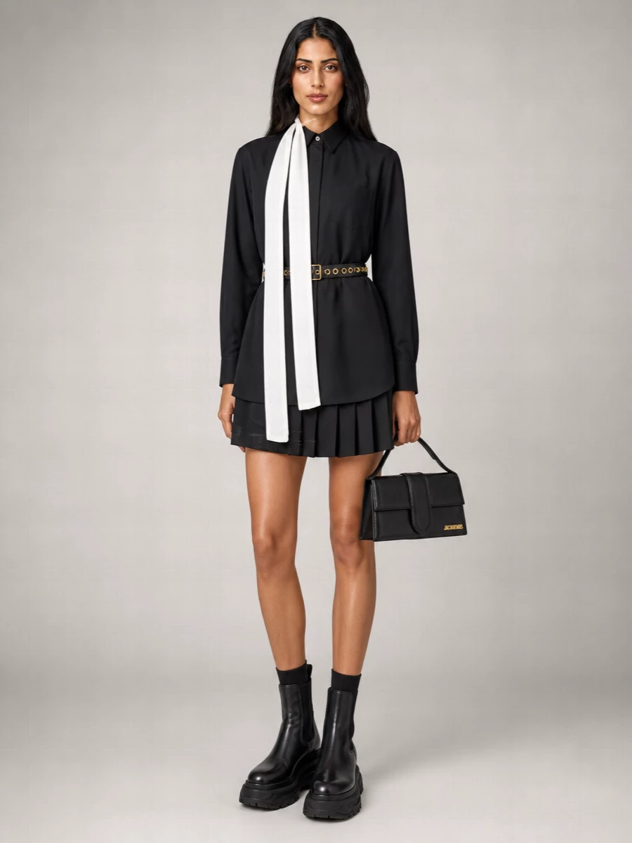 Sacai Pleated Skirt