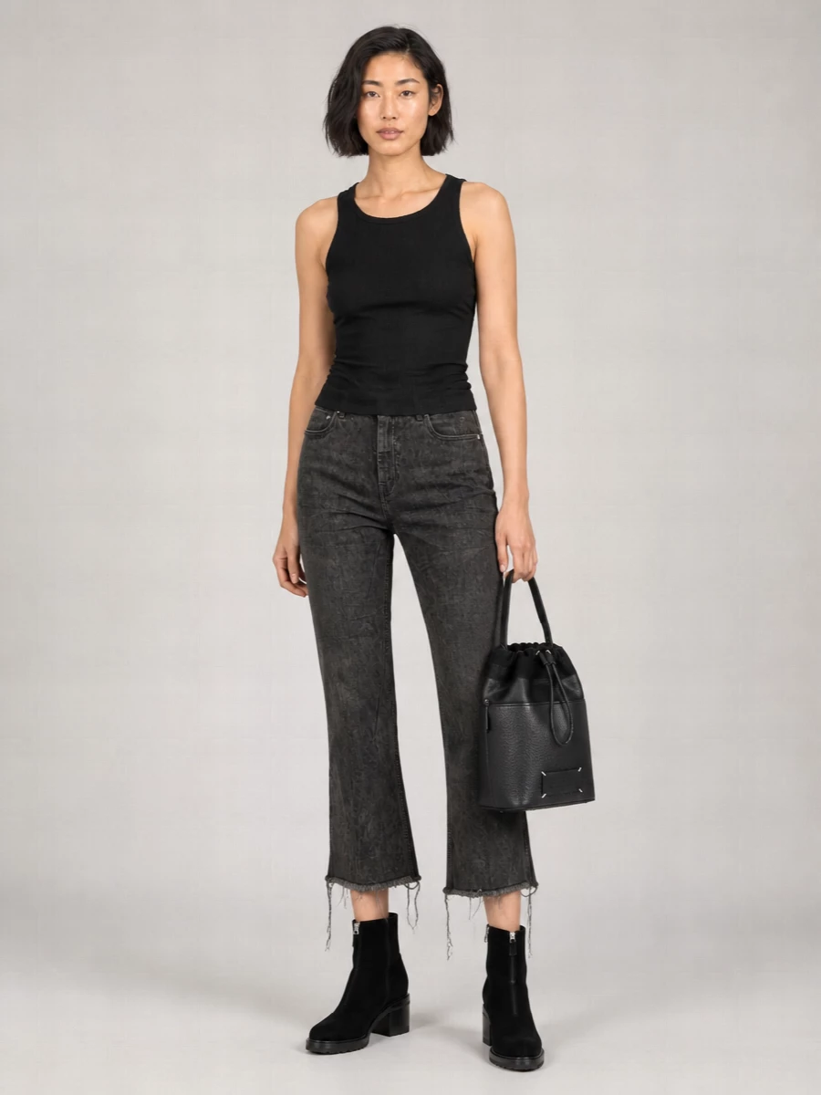 Maison Margiela 5Ac Small Leather Bucket Bag