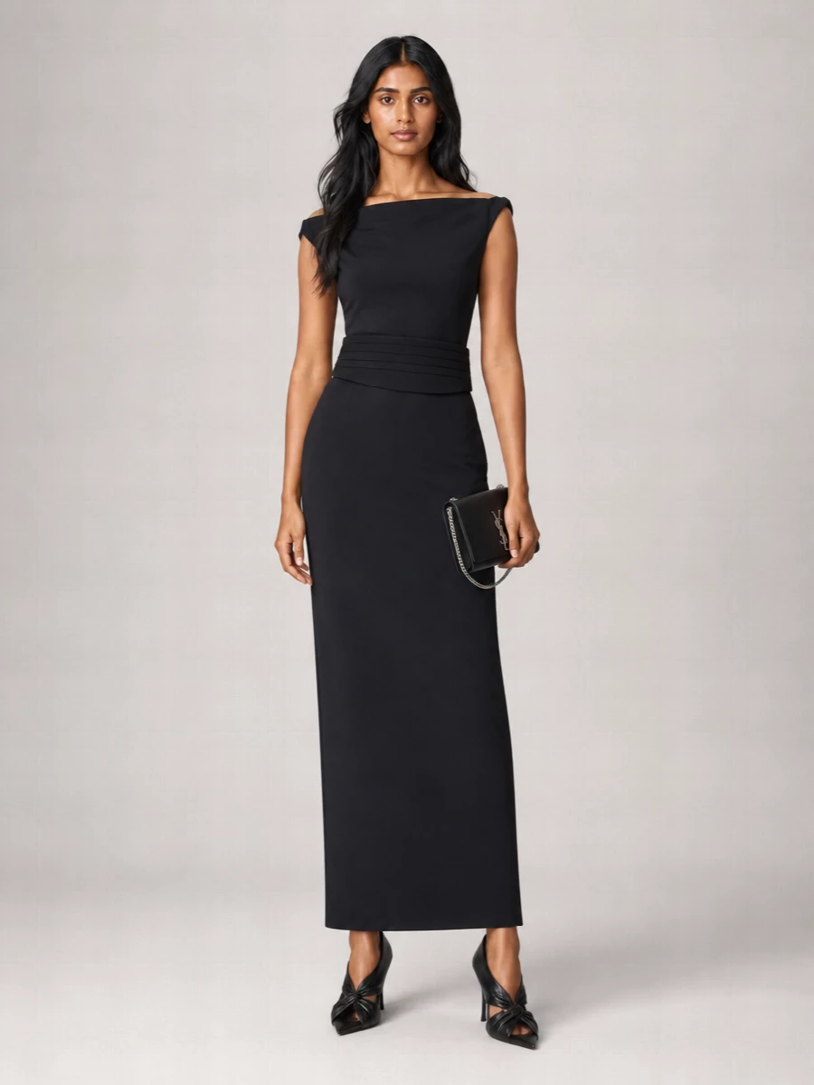 Jean Paul Gaultier Backless Belted Midi Dress