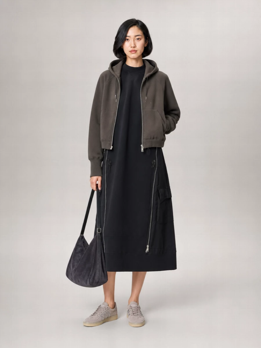 A.p.c. Vera Maxi Leather Shoulder Bag
