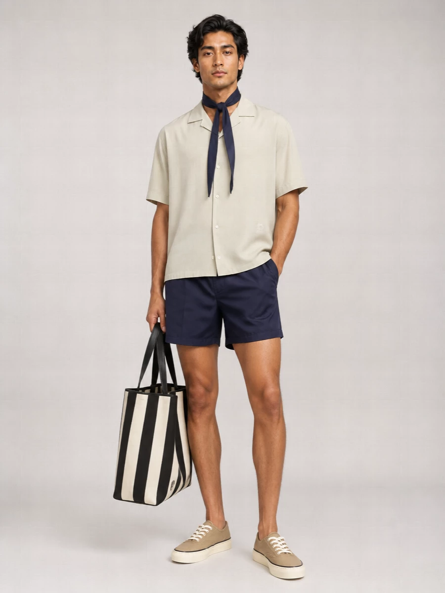 Ami Paris Nylon Swim Shorts