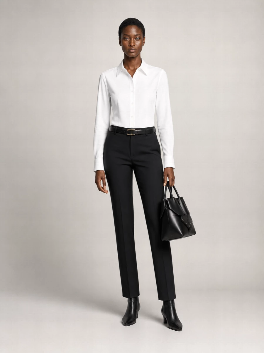 Totême low-rise slim-fit tapered trousers