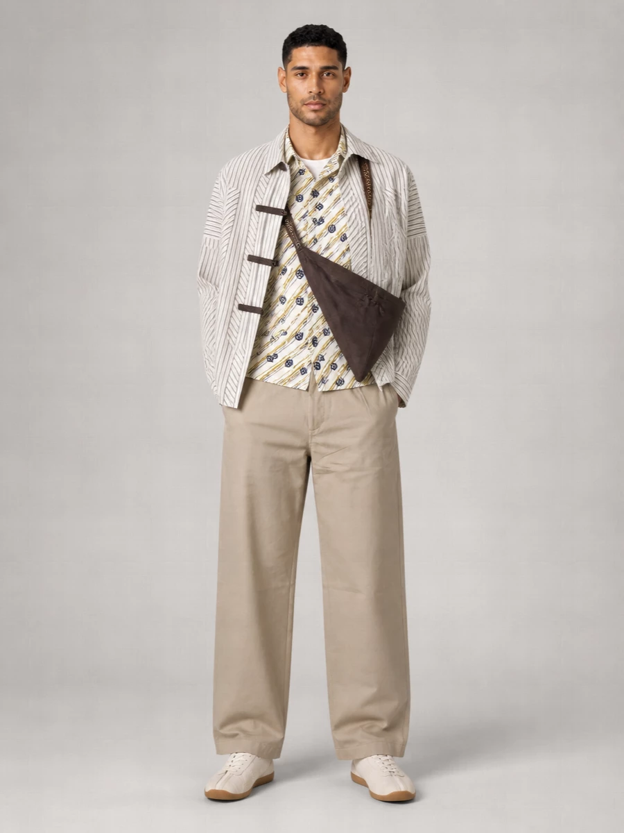 Kiko Kostadinov Paneled Cotton Shirt