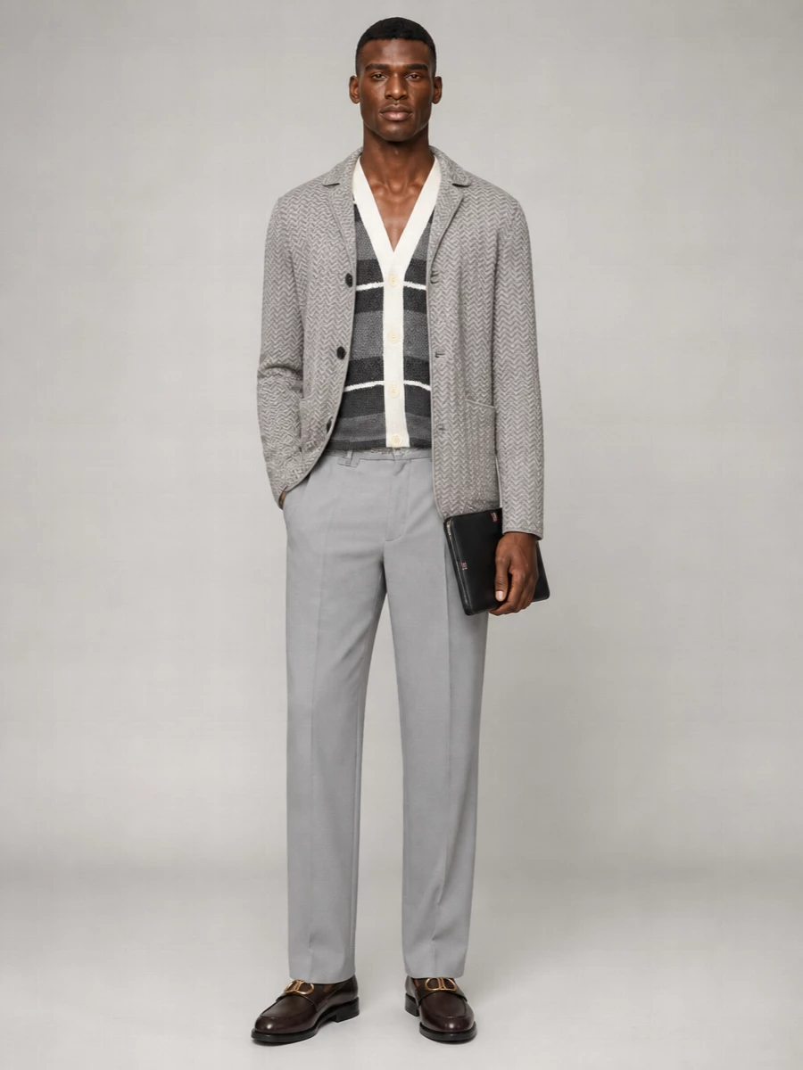 Giorgio Armani Knitted Blazer