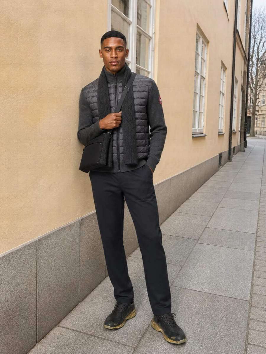 Canada goose cardigan moncler pants golden goose