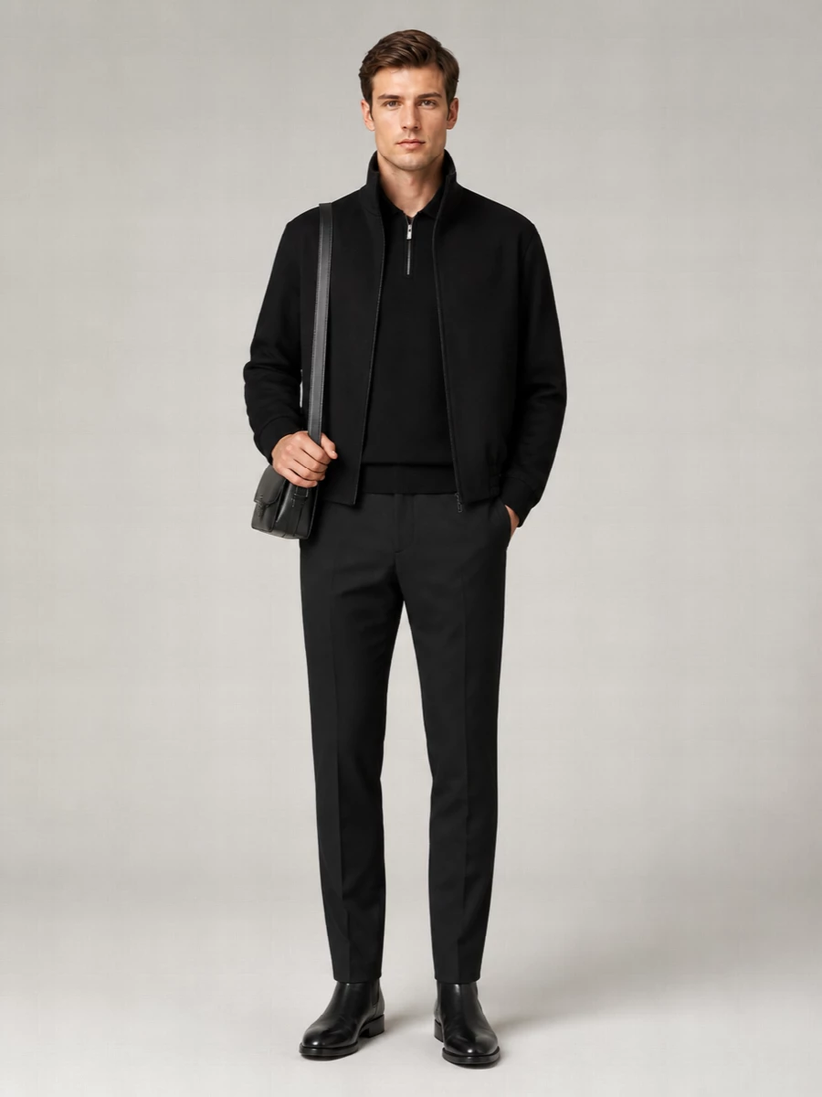 Lardini virgin wool single breasted coat