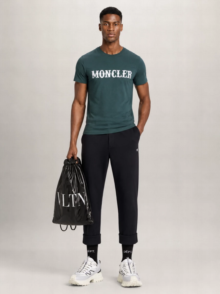 Moncler Nylon Low-Top Sneakers
