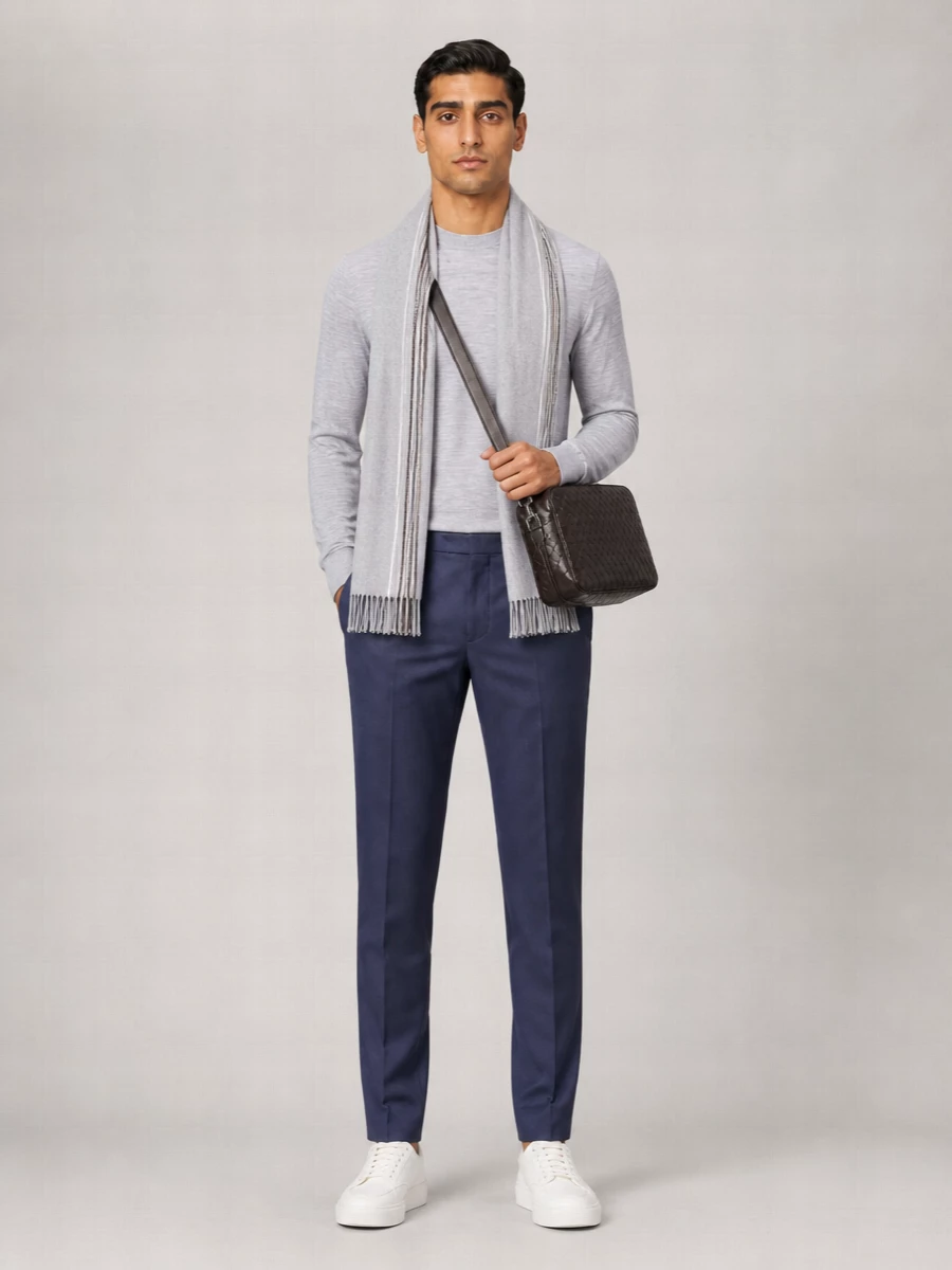 Eleventy Merino Wool Crewneck Jumper