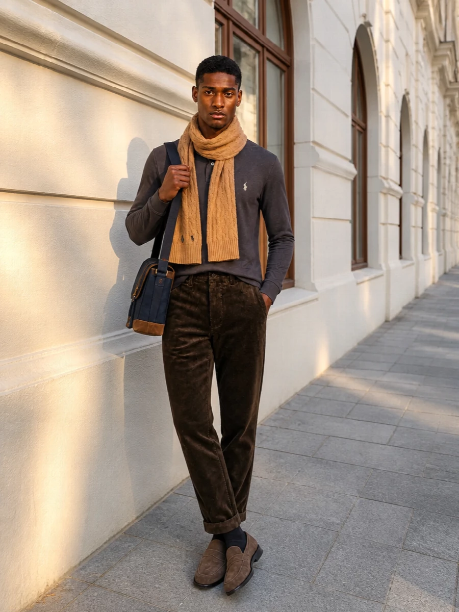Polo ralph lauren brown polo corduroy chinos