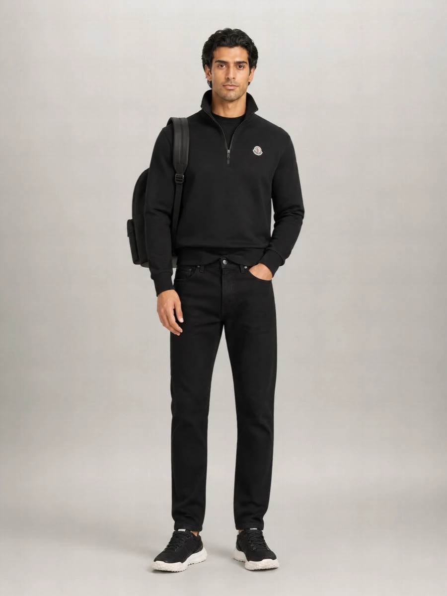 Moncler Leather Low-Top Sneakers