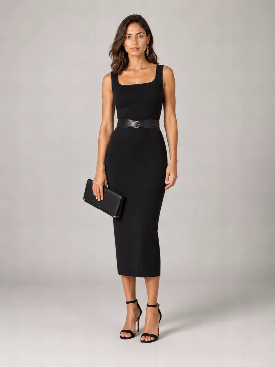 Alaïa sleeveless bodycon dress comfortable fit