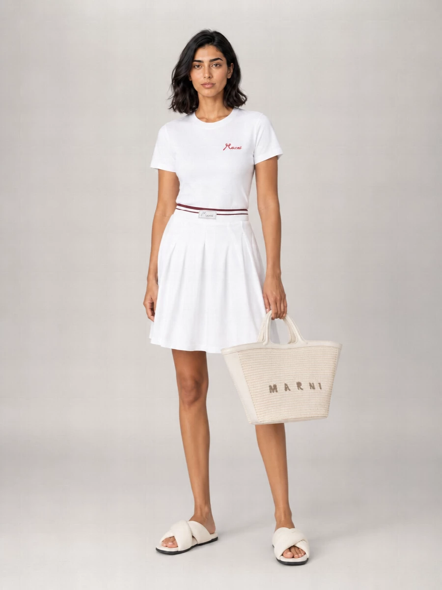 Marni Cotton Logo-Print T-Shirt