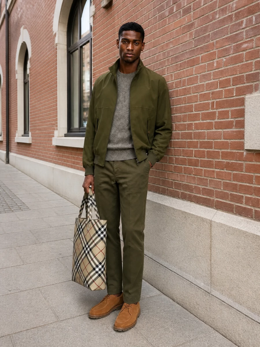 Baracuta harrington pt torino trousers paraboot