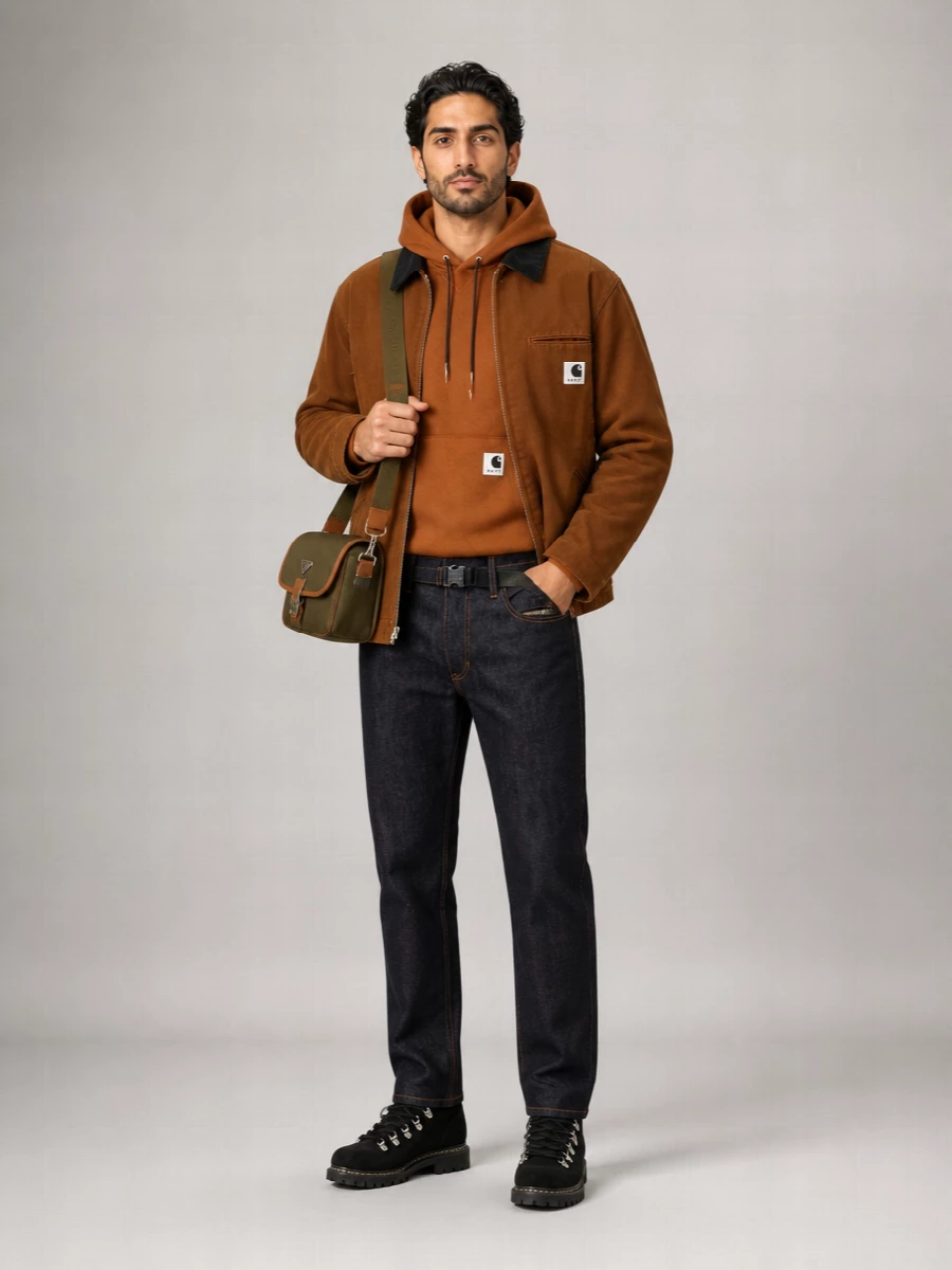 Sacai Quilted Single-Breasted Coat