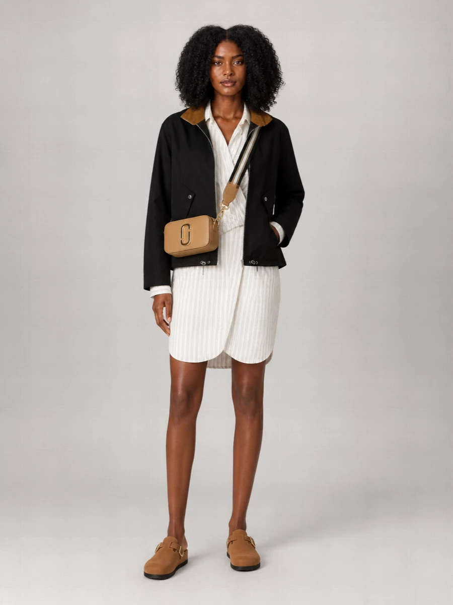 Marc Jacobs The Snapshot Leather Crossbody Bag