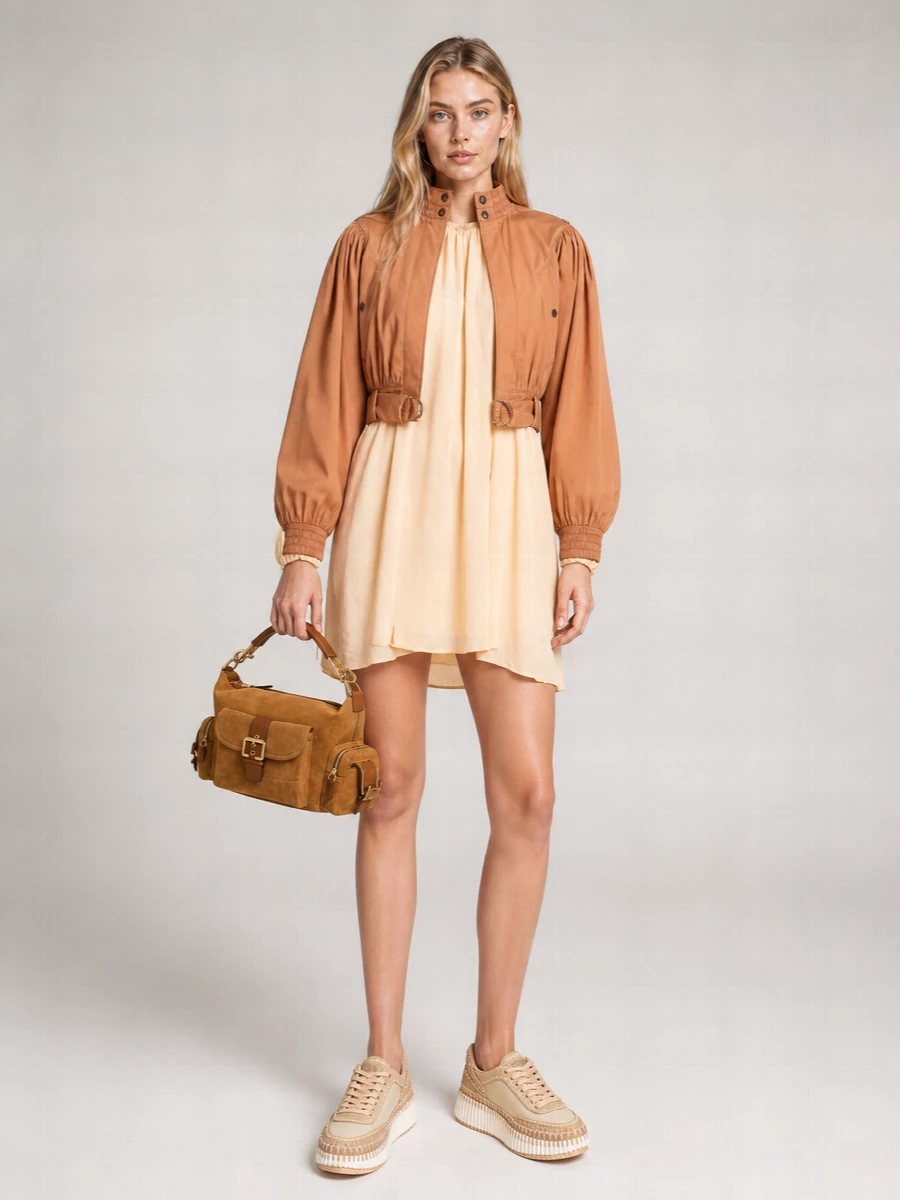 Chloé Leather Low-Top Sneakers