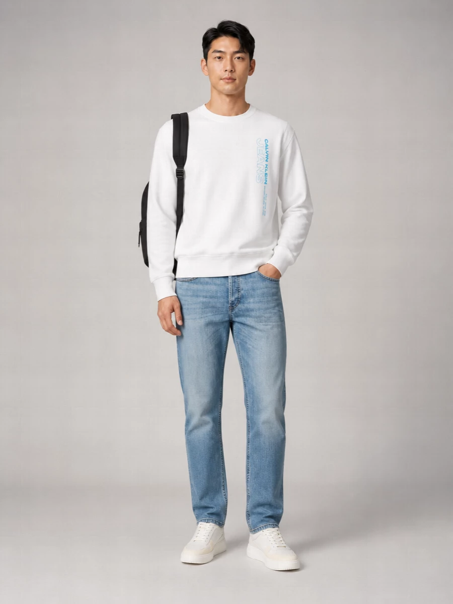 Calvin Klein Leather Low-Top Sneakers