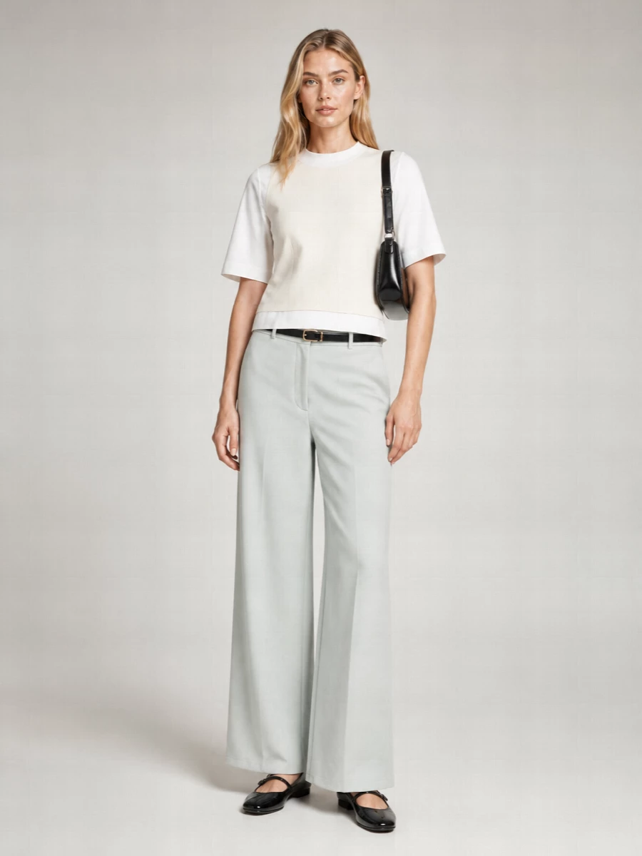 Sportmax Leather Mary Jane Ballerina Shoes