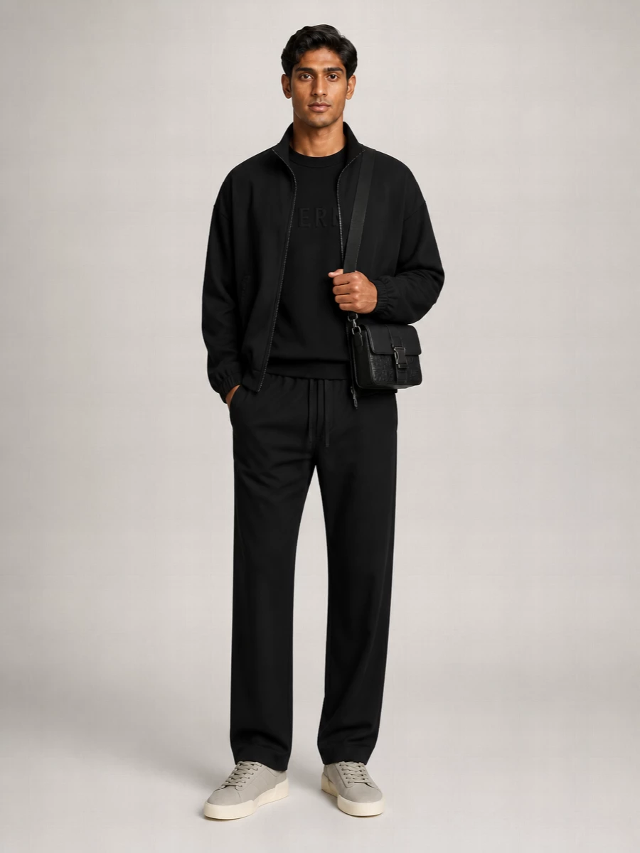 Fear Of God Virgin Wool Half Zip Track Jacket