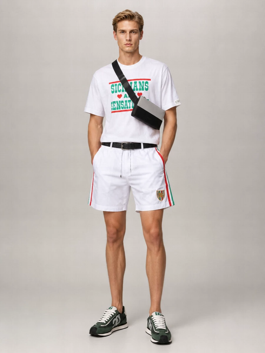 Dolce&Gabbana Striped Swim Shorts