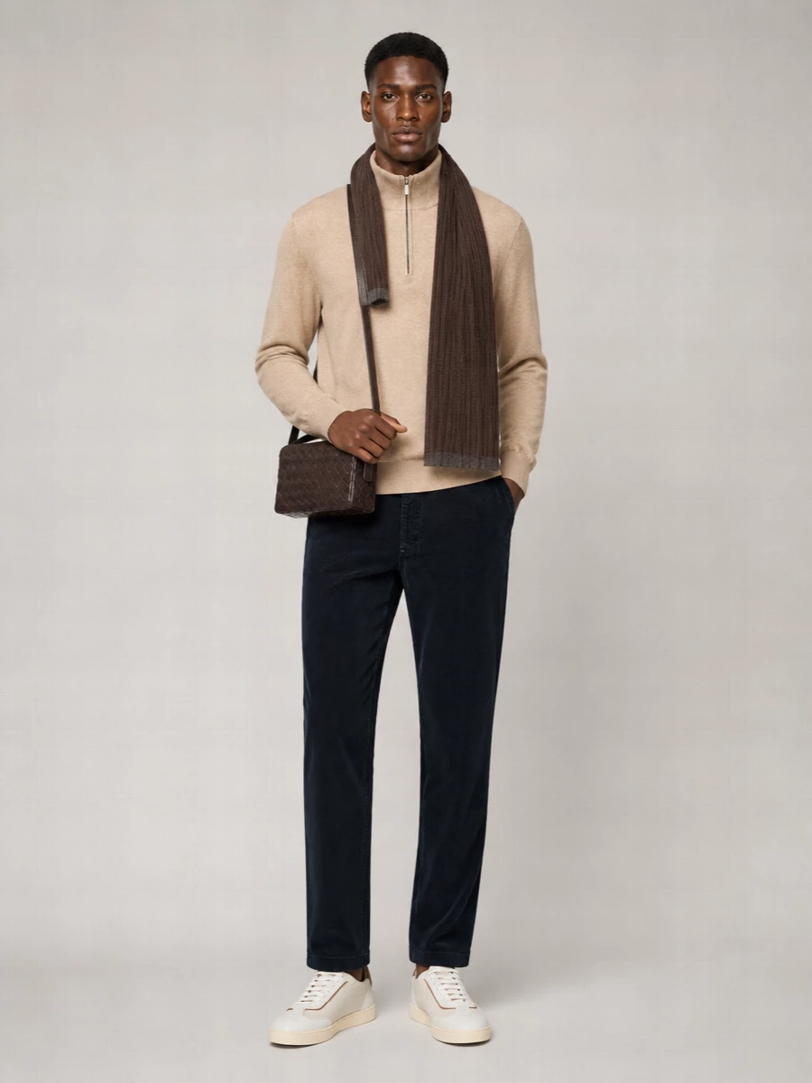 Brunello Cucinelli Ribbed Cashmere Scarf