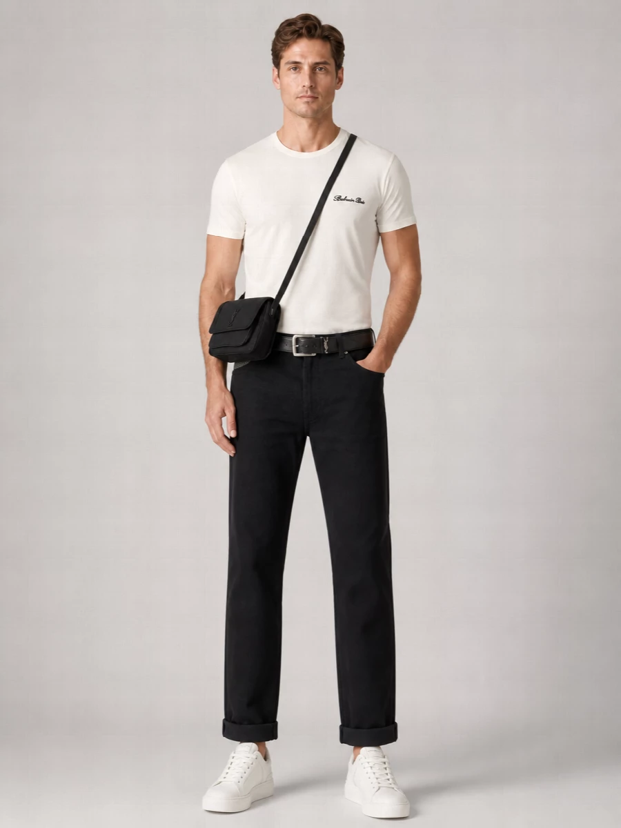 Balmain Logo-Embossed Regular-Fit Cotton T-Shirt