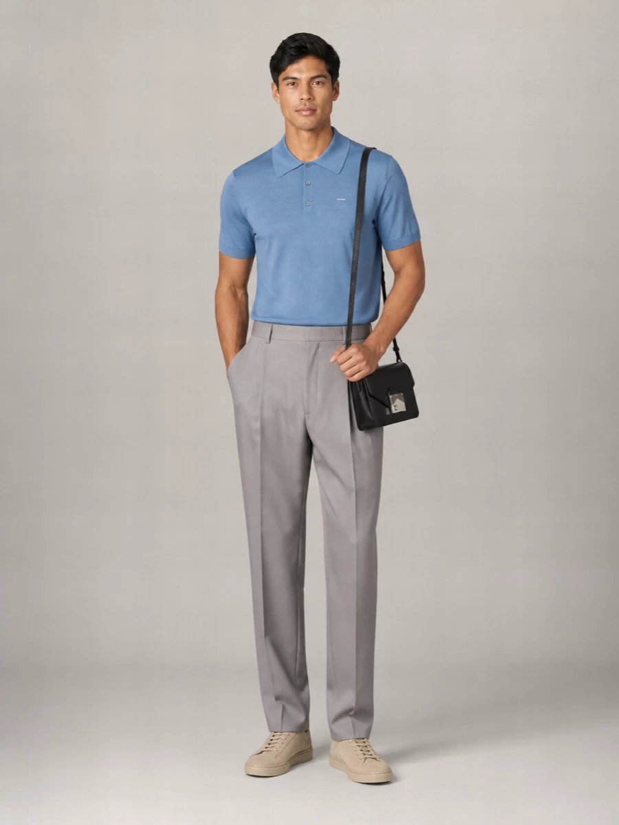 Prada Wool Polo Shirt