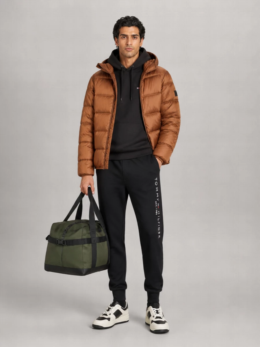 Tommy Hilfiger Leather Lace-Up Sneakers