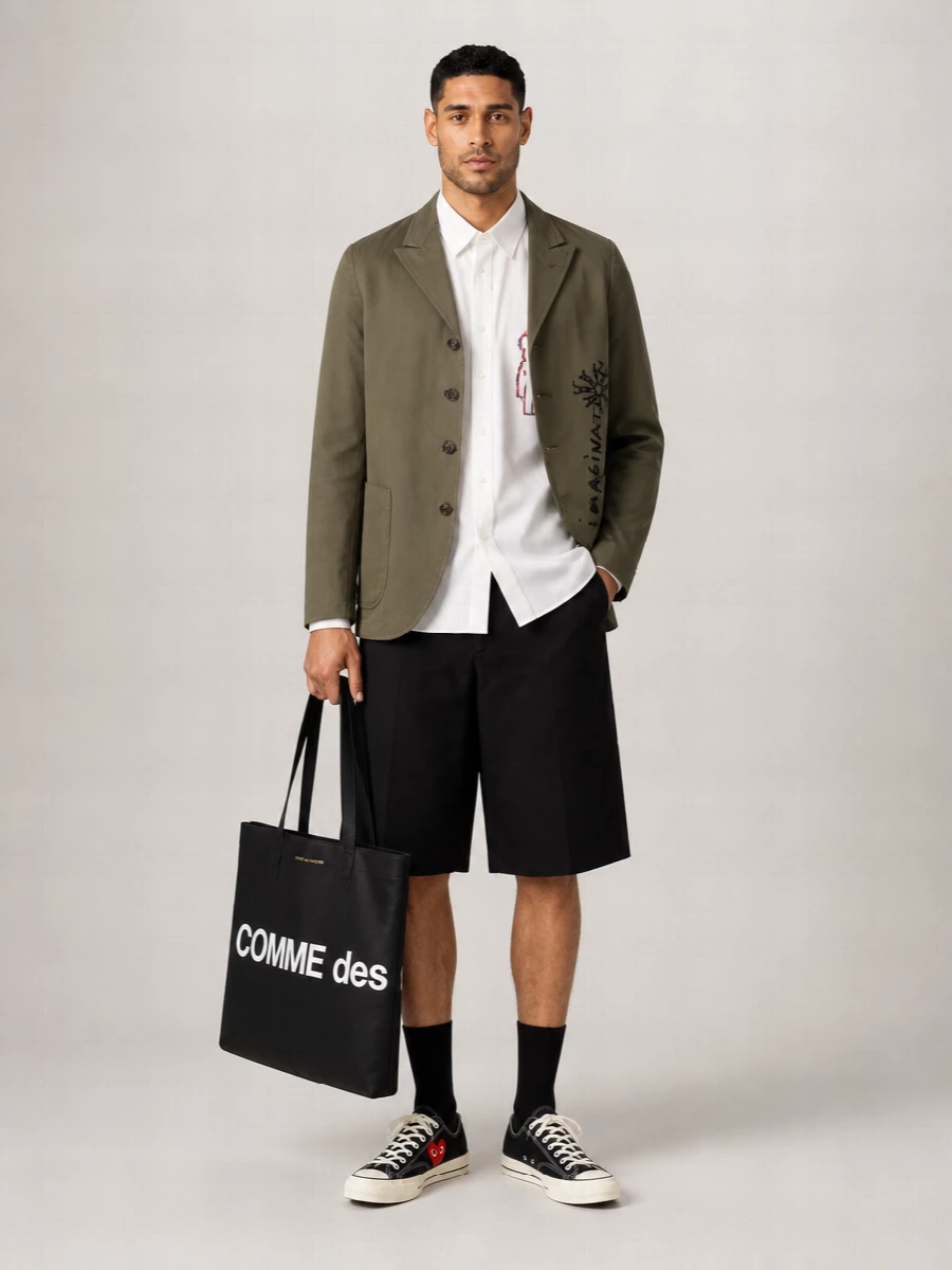 Comme Des Garçons Cotton Blazer